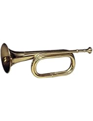 Musical Instruments: Brass Cavalry Bugle Instrument B-Flat - Rothco
