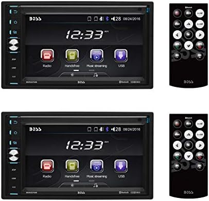 Boss Double-DIN 320W 6.5" Touchscreen Bluetooth Car Multimedia Player (2 Pack)