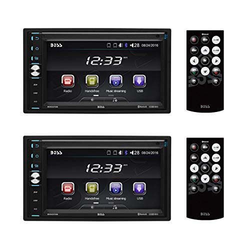 Boss Double-DIN 320W 6.5" Touchscreen Bluetooth Car Multimedia Player (2 Pack)