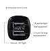 Type c Car Charger + USB Type-C Cable (3.3 ft) for Samsung Galaxy S9, S8,Note8,Google Pixel,LG G6/G5,Nexus 6P,HTC 10,HuaWei Mate 9 and More