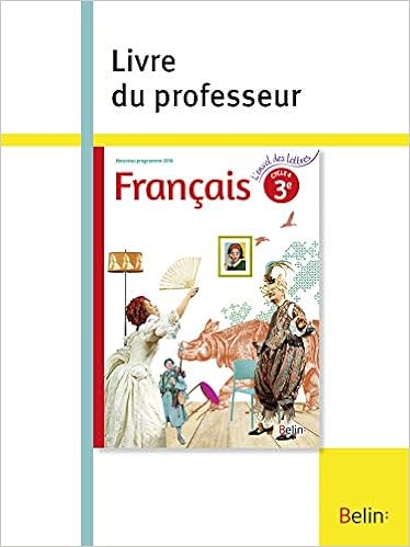 Francais 3e Livre Du Professeur Amazonfr Collectif Livres -