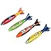 Kool KiDz Swimming Diving Toy for Pool Use Gliding Shark Throwing Torpedo Underwater 4 PCS/Set