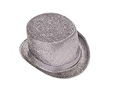 Forum Novelties Men's Adult Glitter Mesh Costume Hat, Silver, One Size