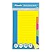 Sticky Divider Notes, Neon Colored, 60 Count - Premium 4 x 6 Self Adhesive Tabbed Markers, 4x6 Ruled Panel, No Residue, For Business and Home Office (11446)