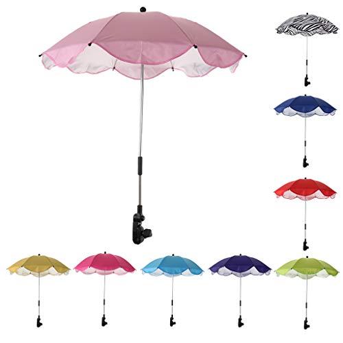 image for Prettyia Heavy Duty Beach Umbrella Clamp-on Sun Protection Parasol All