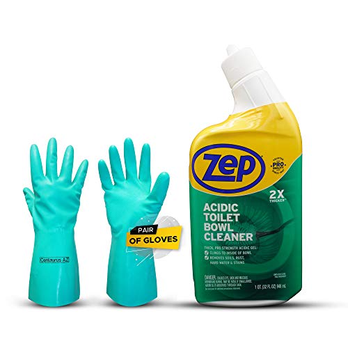 Zep Acidic Toilet Bowl Cleaner Strong & Powerful with Pleasant Mint