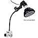 KINGBO Gooseneck Clamp Clip Holder Adjustable and Flexible Aquarium/Grow Light Bulb with E26 Socket On/Off Switch for Fish Coral Reef Nano Tanks & Indoor Desk Plants.