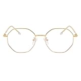 Gleyemor Blue Light Glasses for Women Men Vintage
