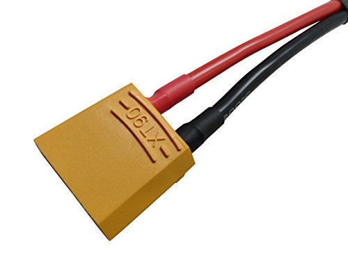 Apex RC Products XT90 Connector Plug -> 4mm Banana Plugs Battery Charge Lead Adapter Cable - 2 Pack  - //coolthings.us