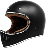 GDM Rebel Vintage Motorcycle Helmet Retro Full Face