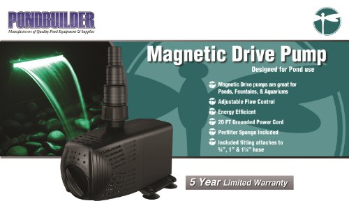 PondBuilder Magnetic Drive Pump - 1110gph