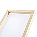 Screen Printing Frame - 3-Pack Mesh Screen with Natural Wooden Frame, Print T-Shirts, Image Transfer, 8 x 10 x 0.75 Inches