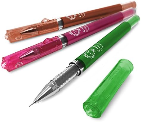 Pilot Maica - G-TEC-C Ultra Fine 0.4mm Rollerball Pen - Green, Pink &amp; Brown - Assorted set of 3