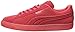 PUMA Men's Suede Emboss Iced Fashion Sneakers, High Risk Red, 11 D US