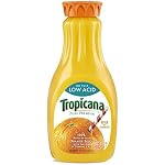 Tropicana essentials vitamin c and zinc no pulp Orange Juice 59 floz plastic bottle (048500201084)