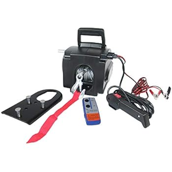 CASTOOL Electric Cable ATV/UTV Winch 12 Volt Motor Cable Boat Portable Winch Cable 7500LBS Capacity