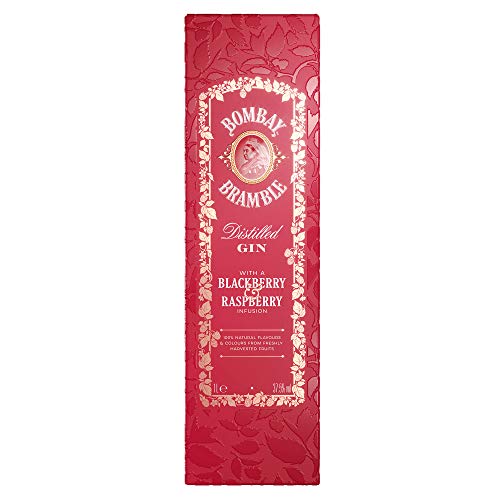 Bombay Bramble Blackberry and Raspberry Flavoured Gin mit Geschenkverpackung, 100 cl – Bild 3