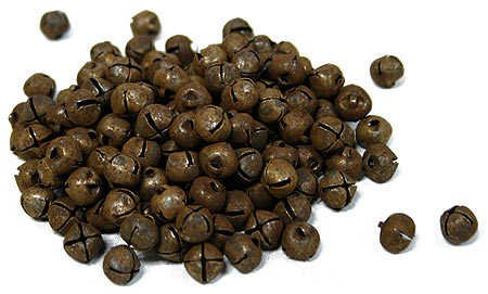 Bulk Package of 144 Primitive Rusted Metal 1/2" Jingle Bells