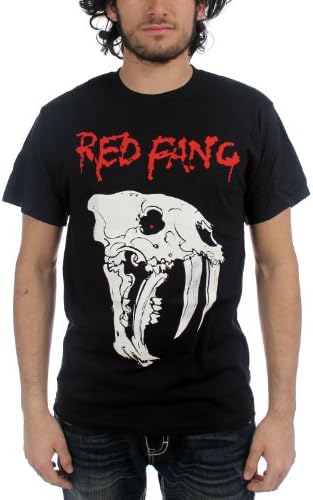Red Fang - Mens Logo T-Shirt in Black, Size: XX-Large, Color: Black