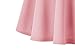 Urban CoCo Women's Basic Midi Skirt Versatile Stretchy Flared Casual High Waisted Skirt(Small, Pink-Long)