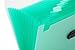 Snail&Hawk 13-Pockets Poly Accordion Expanding File-Folder Organizer with Handle,A4 Size,Buckle Closure (Green)