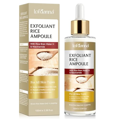 White Rice Gentle Face & Body Exfoliator, Helps Remove Blackheads & Dead Skin, Exfoliation & Hydration, Pore Care, White Rice Glow (100ml)