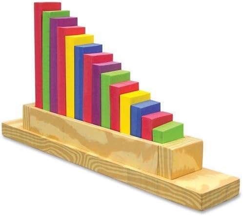 3864 WonderFoam Sorting Staircase - Theme/Subject: Learning - Skill Learning: Sorting, Color Identification, Eye-hand Coordination, Fine Motor, Counting, Comprehension, Shape - 15 Pieces