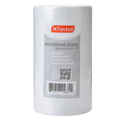 XFasten Fiberglass Waterproofing AntiFracture Membrane Fabric Sheet, 8