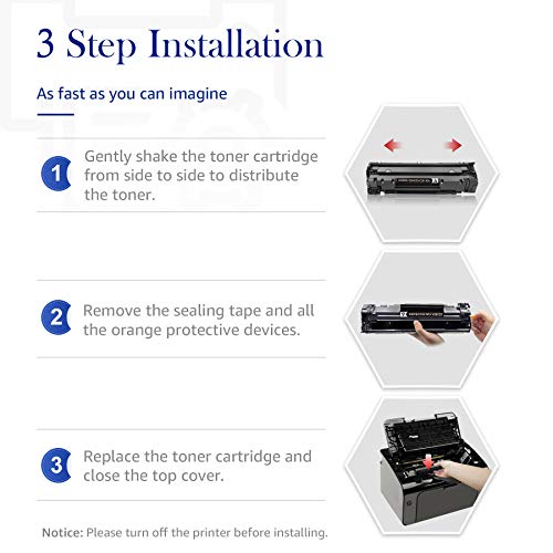 STAROVER-Compatible-con-Cartucho-de-toner-CE285A-de-Repuesto-para-HP-CE285A-85A-para-HP-Laserjet-Pro-P1102W-P1102-M1132MFP-M1217NFW-M1212NF-HP-M1132-P1100-M1136-M1210-M1212-M1213NF-Paquete-de-2