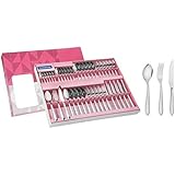 Faqueiro Aço Inox com Faca para Churrasco com 42 Peças Tramontina Laguna Prata