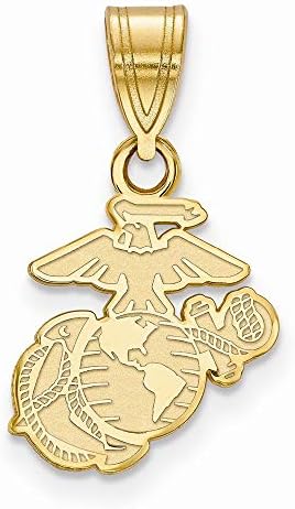 ファッション通販 10ky小さなアメリカ海兵隊のペンダント