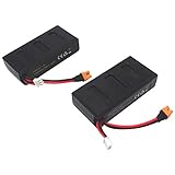 Wwman 2pcs 7.4v 1300mah 25C Li-poly Batteries for MJX Bugs 6 B6F B6W B6FD RC Drone Spare Parts