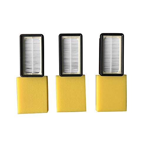 Reinlichkeit 3+3 Pack Pre-Motor Foam and Post-Motor Filter Compatible with Bissell 1008 CleanView Vacuums. Compare to Part # 2032663 & 1601502
