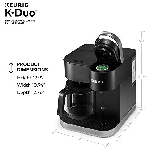 image for Keurig K-Duo Coffee Maker, Single Serve and 12-Cup Carafe Drip Coffee 