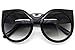 Round Cat Eye Oversized Sunglasses Thick Vintage Style Frame Women Fashion
