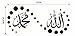 DKmagic Islamic Muslim Mural Art Removable Calligraphy PVC Decal Wall sticker Home Decor (A)