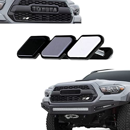 Tri-color Front Grille Badge Emblem For Toyota Tacoma 4runner Rav4 YERDGARY