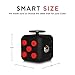 Wedual Fidget Cube [+FREE eBook] Extra Durable Silicone Fidget Dice Toy, Increases Focus - Anti Stress Toy Reliefs Anxiety, ADHD And Boredom -Made for Adults and Children