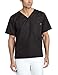Carhartt Men's Big and Tall Solid Ripstop Utility Scrub Top, Black, 3X-Large