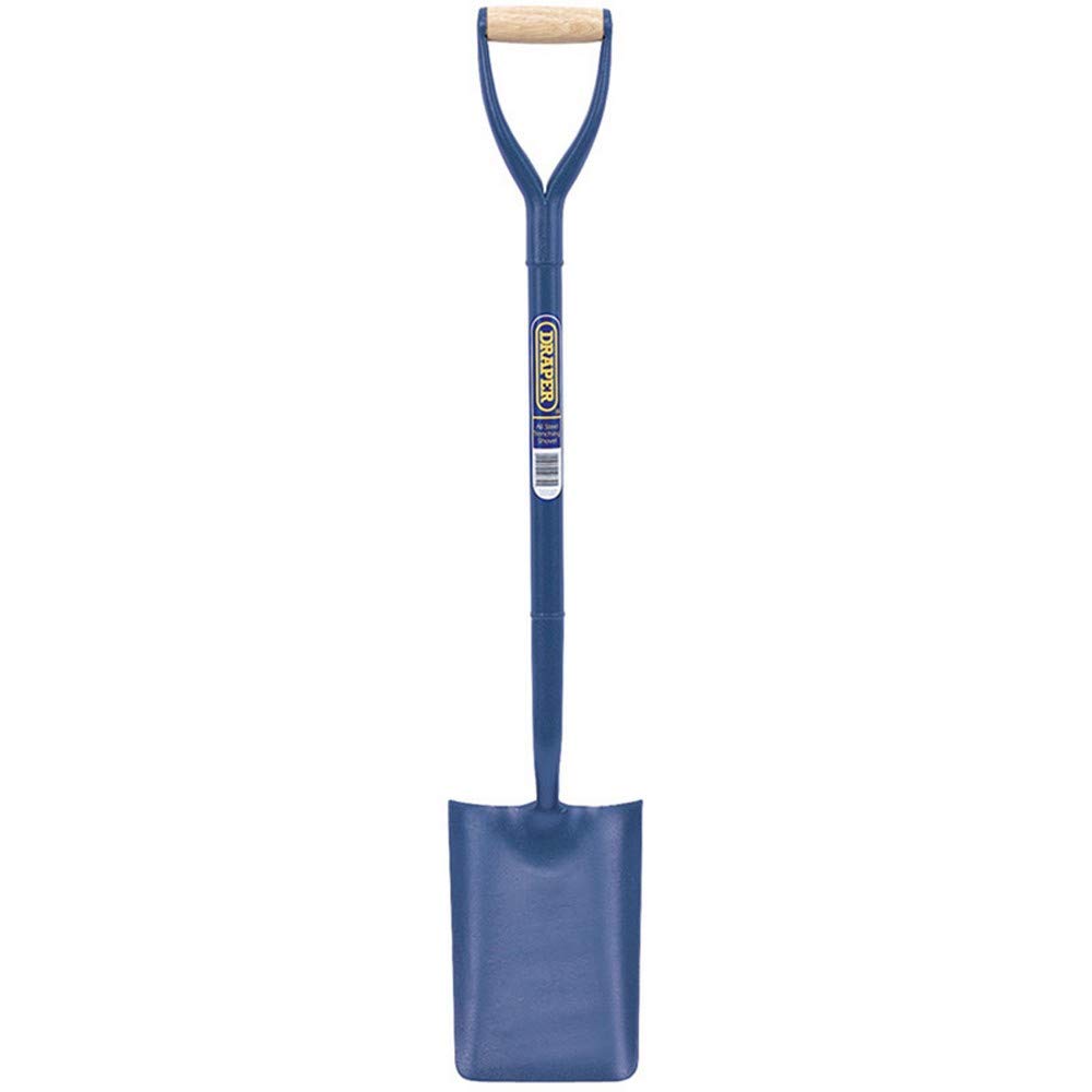 Draper Expert 1010 x 280 mm Contractors Trenching Shovel | All Steel Heavy Duty Hand Tool | Solid Forged Gardening Shovel | Metal Y-dee Handle | 10872