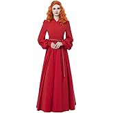 SFWXCOS Women's Princess Bride Costume Buttercup Red Dress Cosplay Costume Halloween
