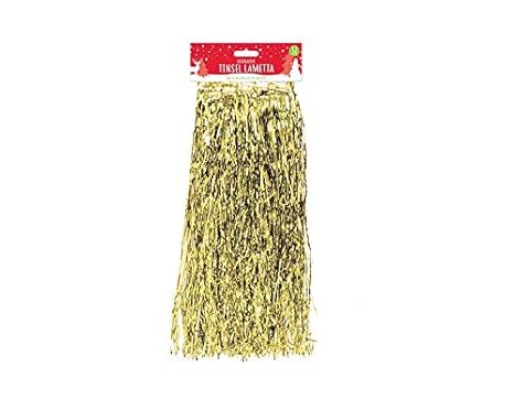 Christmas Lametta 1x Gold 1 2m Strands Angel Hair Gold Tree