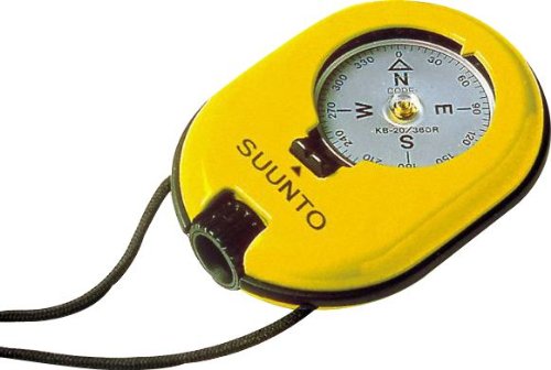 Suunto KB-20 Liquid Filled In Aluminum Housing Compass, Yellow SS002110011