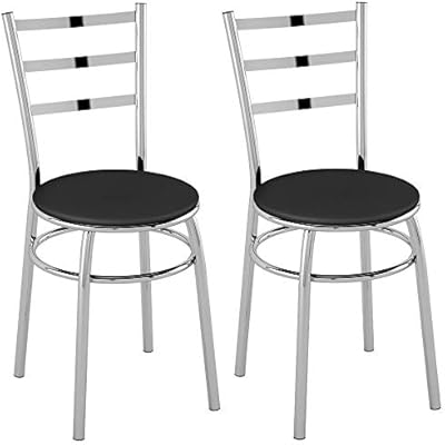 Brv Moveis Set Of Two Dining Chairs Pc170001 Chrome Tube 7 8
