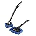 WINOMO 2pcs Car Windshield Cleaner Brush Auto Window Glass Cleaning Brush Tools with Long Handle (Blue)