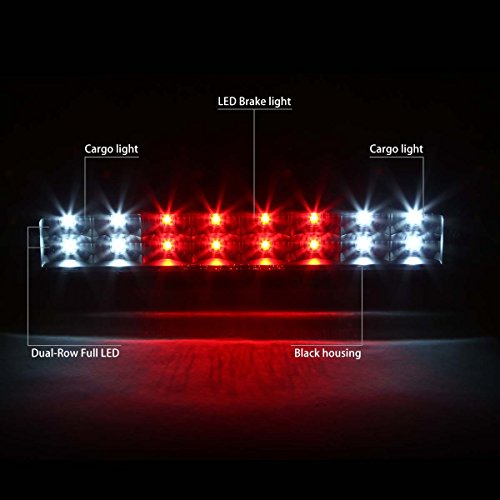 DNA Motoring 3BL-FSPRAN99-LED-BK Third Brake Light