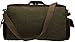 IBLUE 21in X-Large Durable Canvas Weekend Travel Tote Genuine Leather Trim Carryon Handbag Overnight Bag Sports Duffel Shoulder Bag Gym Tote With Pockets