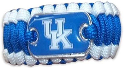University of Kentucky Paracord Survival Bracelet - Kentucky Wildcats Gift