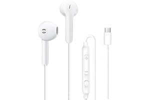 MAS CARNEY USB C Earphones Wired TH9, Type C Headphone with Micphone,Typ-C Ear Bud Compatible with Apple iPhone 15 16 iPad, Samsung Galaxy S25 S24 A53,Google Pixel,Xiaomi Redmi,Huawei Honor,Oppo,Vivo