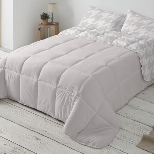 Burrito Blanco | Comforter | Bed of 105 cm (+Sizes Available) | Design 264 | Colour Quartz (205 x 270 cm)
